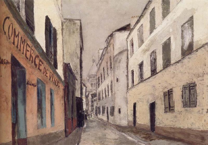 Maurice Utrillo Rue Saint-Rustique a Montmarter